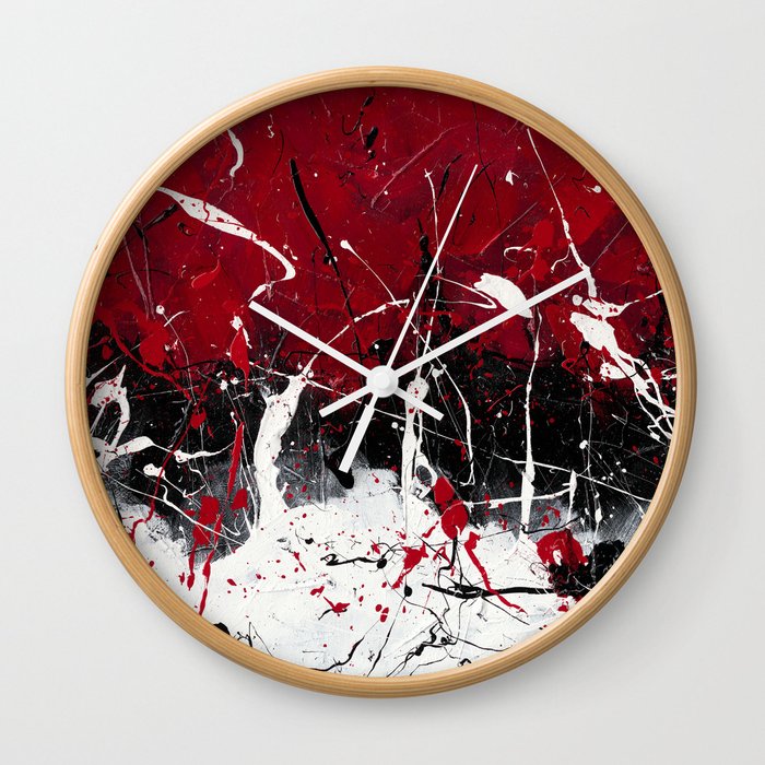 Groove In The Fire Black And Red Abstract Splash Painting By - Black And White With A Splash Of Red Wall Art Groove In The Fire Black And Red Abstract Splash Painting By - Black And White With A Splash Of Red Wall Art