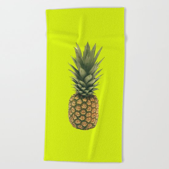 Sweet Pineapple Beach Towel