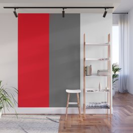 Team Color 7...red,gray white Wall Mural