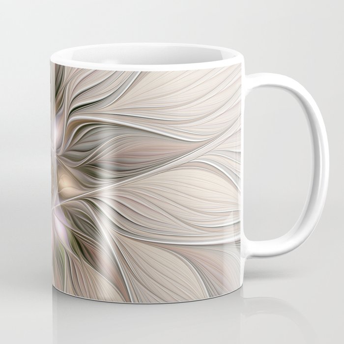 Joyful Flower, Abstract Fractal Art Coffee Mug