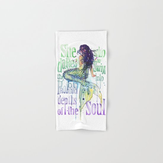 Mermaid : Profound Depths Hand & Bath Towel