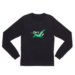 Funny Pterodactyl - Don't Ptread On Me Dinosaur Long Sleeve T-shirt | Dad, Uncle, Triceratops, Funnysayings, Grandpa, Primevaltimes, Family, Funny, Graphicdesign, Stegosaurus 