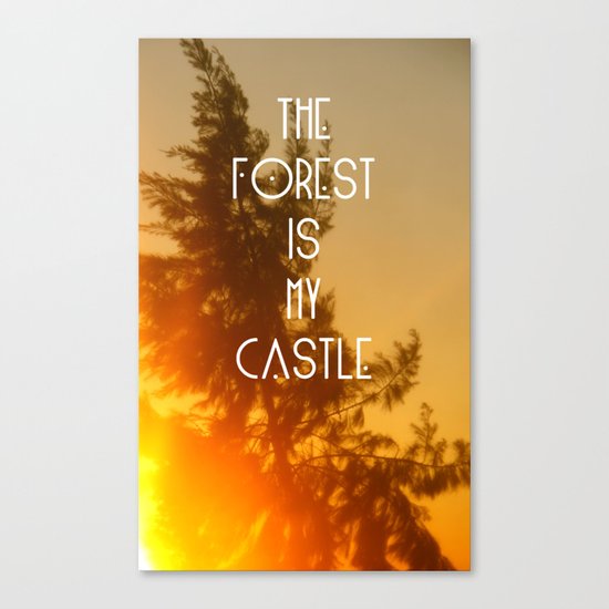 The forest Canvas Print