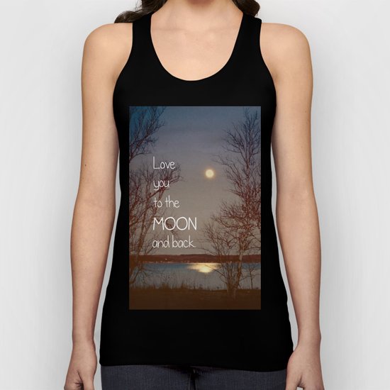 To the Moon and Back Unisex Tank Top