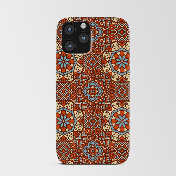Brown Persian Mosaic iPhone Card Case