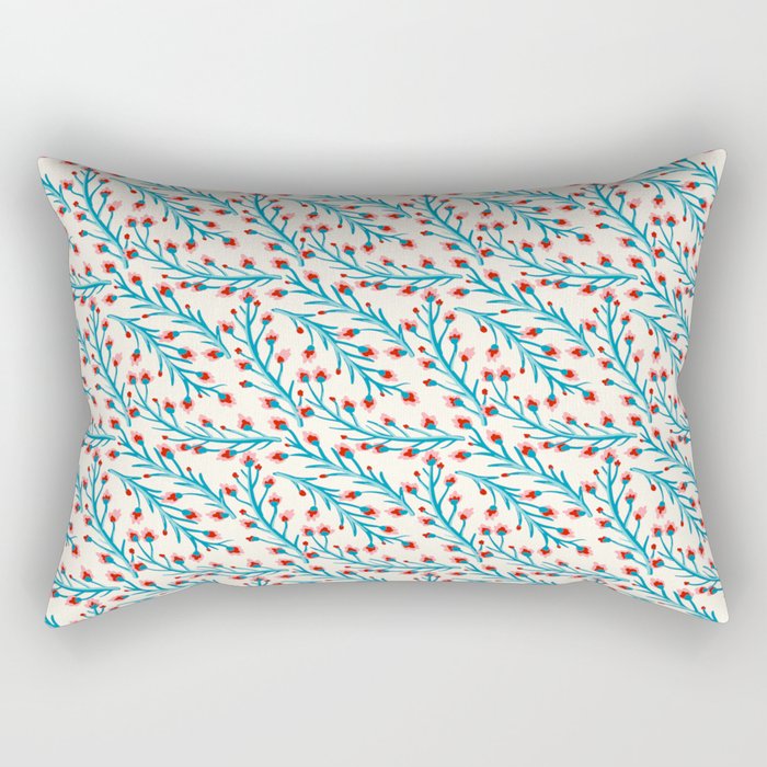 Floral pattern Rectangular Pillow