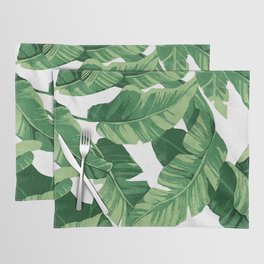 Tropical banana leaves IV Placemat