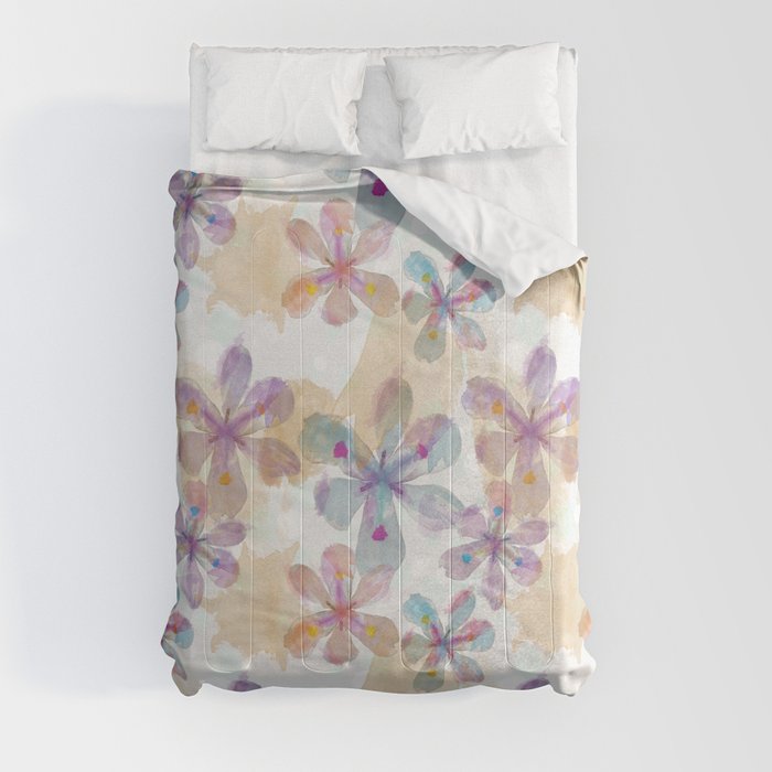 Soft Flower Comforter