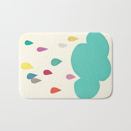 Sunshine and Showers Bath Mat
