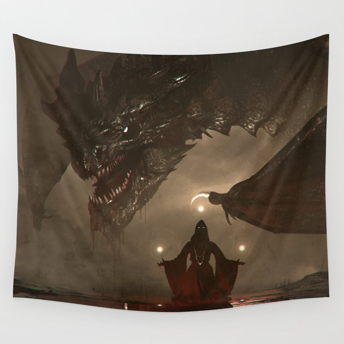 One Who Knows No Mercy Wall Tapestry