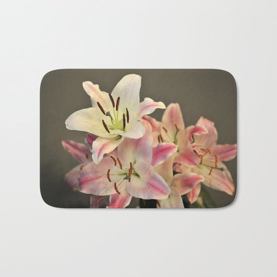 A Dream of Lilies #1 #decor #art #society6 Bath Mat