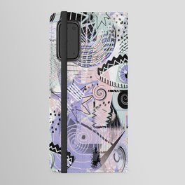 Limited Palette Contemporary Abstract Android Wallet Case