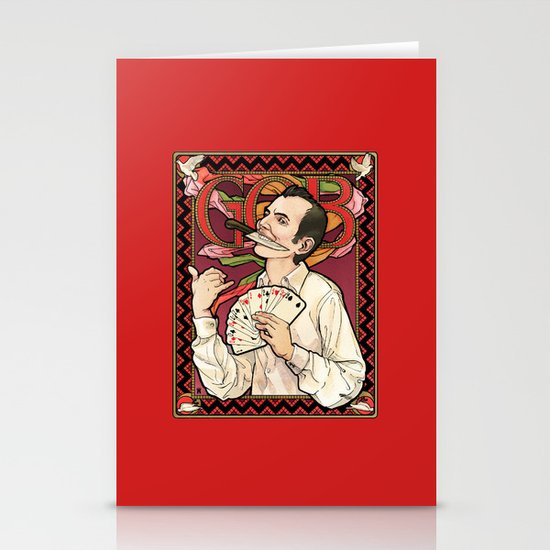 GOB Nouveau Stationery Cards