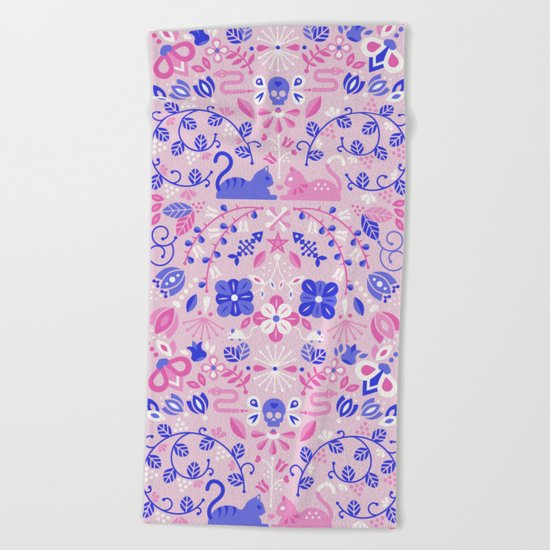 Kitten Lovers Beach Towel