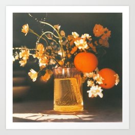 Orange Blossom Still Life Art Print