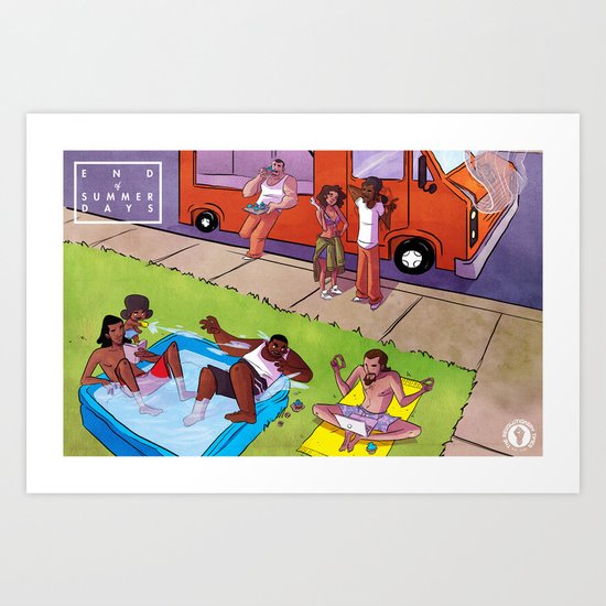 End Of Summer Days Art Print