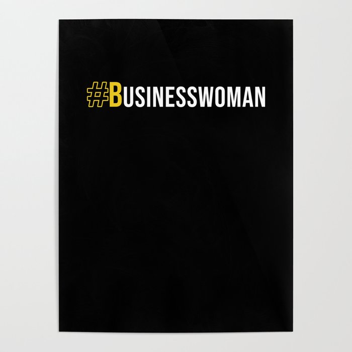 #Businesswoman Poster
