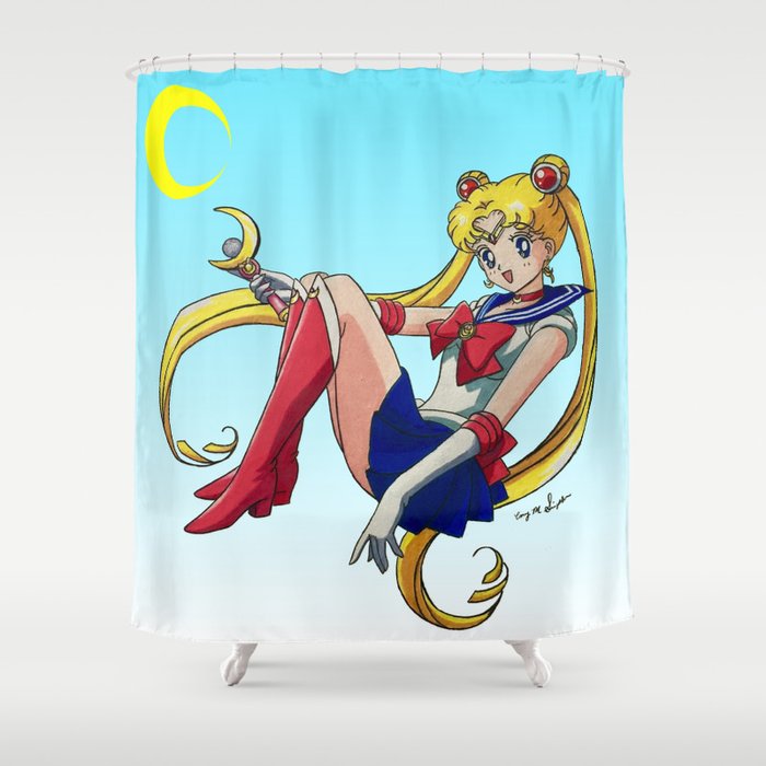 Sailor Moon | Drawing  Shower Curtain