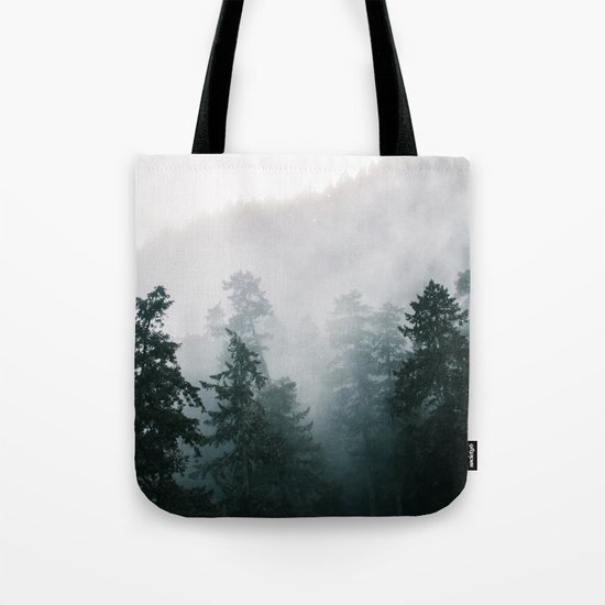 Forest Fog IX Tote Bag