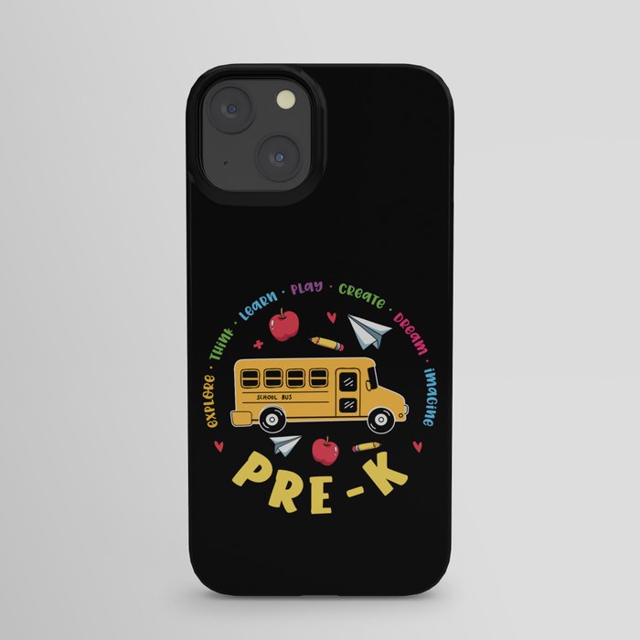 Pre-K School Bus iPhone Case