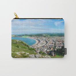 Llandudno Panorama Carry-All Pouch | Landscape, Photo, Digital 