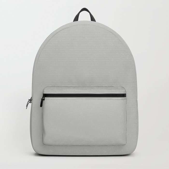 Misty Morning Grey Single Solid Color Accent Shade / Hue Matches Sherwin Williams Passive SW 7064  Backpack