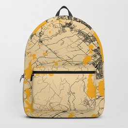 Canada, Quebec - artistic map Backpack