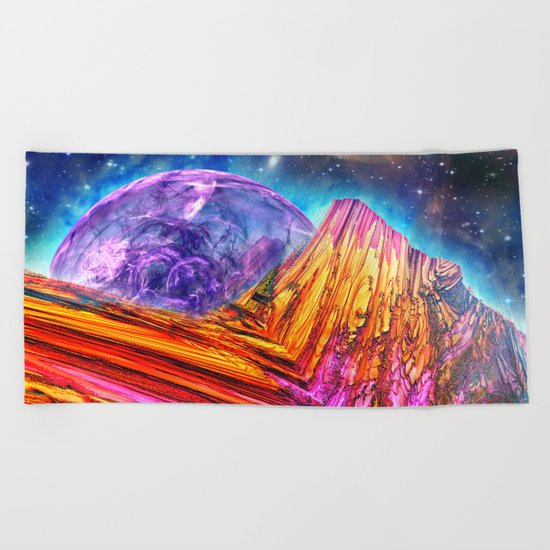 Mystic Mountain Beach Towel