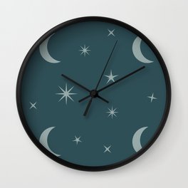 Dark Night Wall Clock