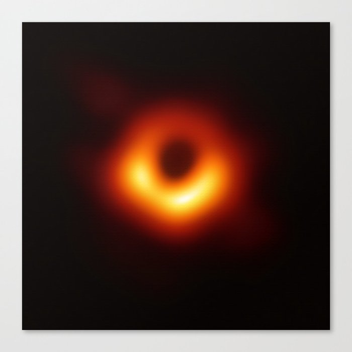 BLACK HOLE - First-Ever Image of a Black Hole Canvas Print
