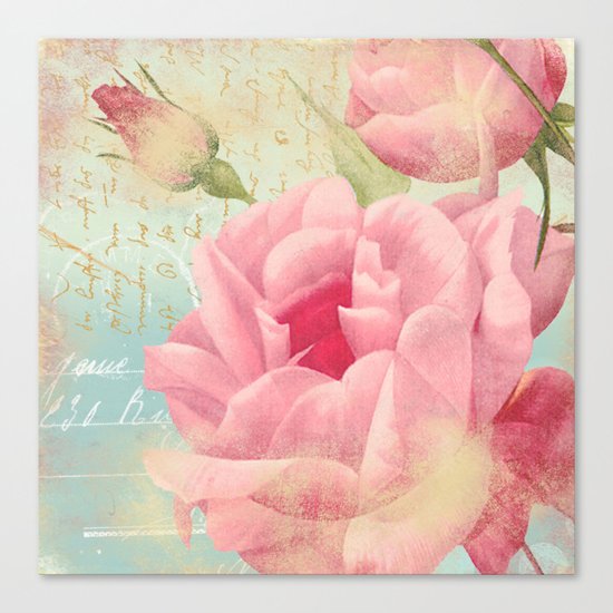 Vintage flowers #13 Canvas Print