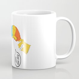 Cartoon Mermaid Boy - Eat my Tail Coffee Mug