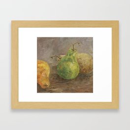 Still Life of Pears Framed Art Print