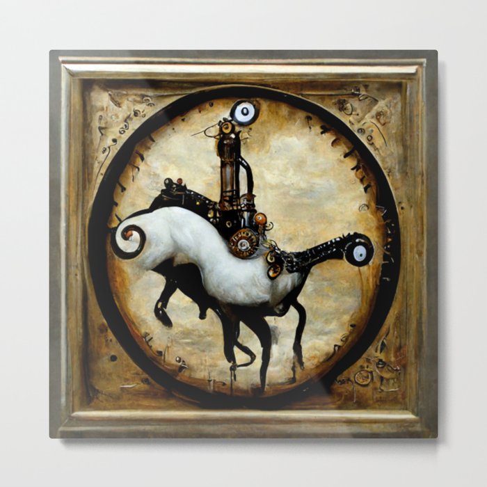 Clockwork Horse Metal Print
