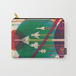 NASA Retro Space Travel Poster #5 Carry-All Pouch