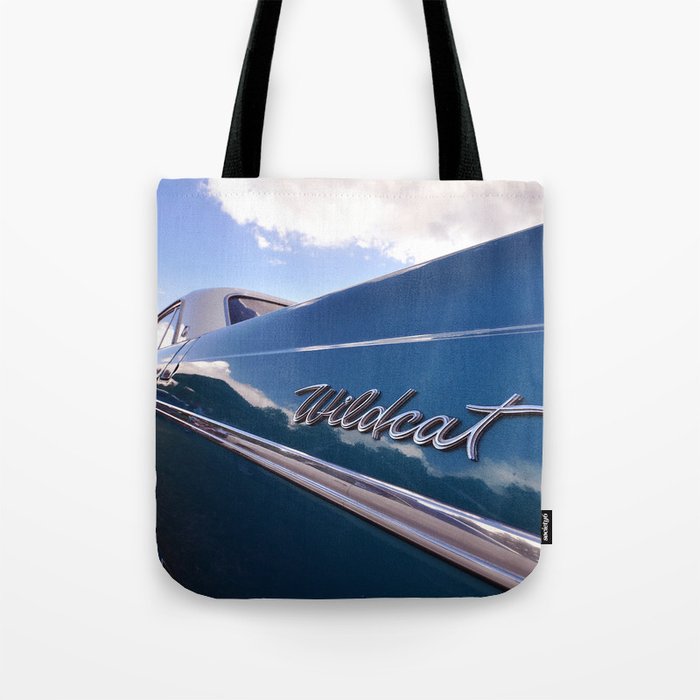 Wildcat - Classic American Blue Car Tote Bag
