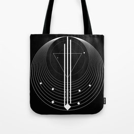 Black and white geometric modern minimal  Tote Bag