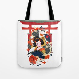 Traditional Geisha Japan Tote Bag