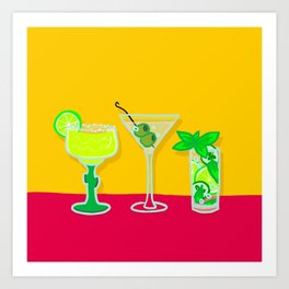 Get Your Drink On Art Print