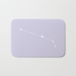 ARIES Lavender Purple – Zodiac Astrology Star Constellation Bath Mat