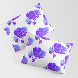 Blue orchid Pillow Sham