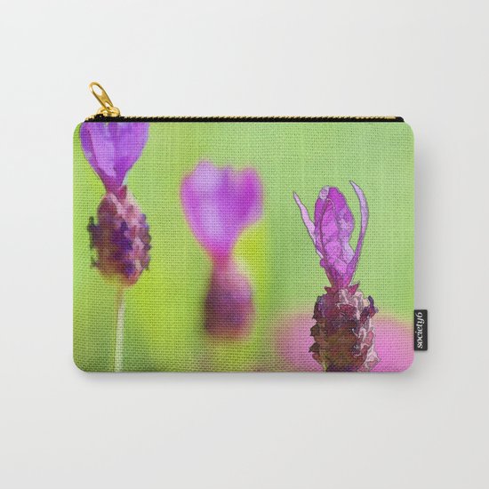 Lavender Bud Painting Carry-All Pouch