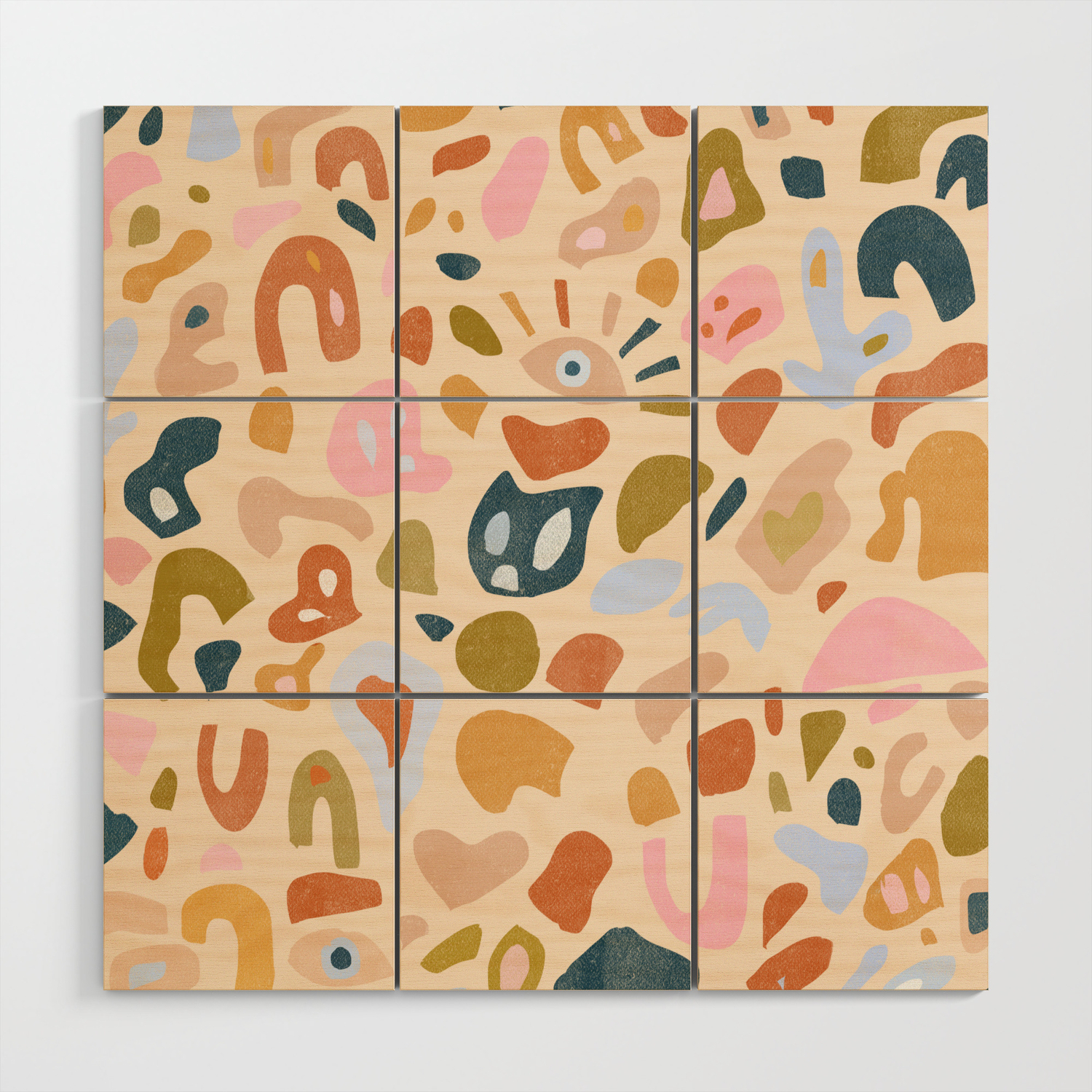 Abstract Paper Cuts Wood Wall Art By Aljahorvat Society6