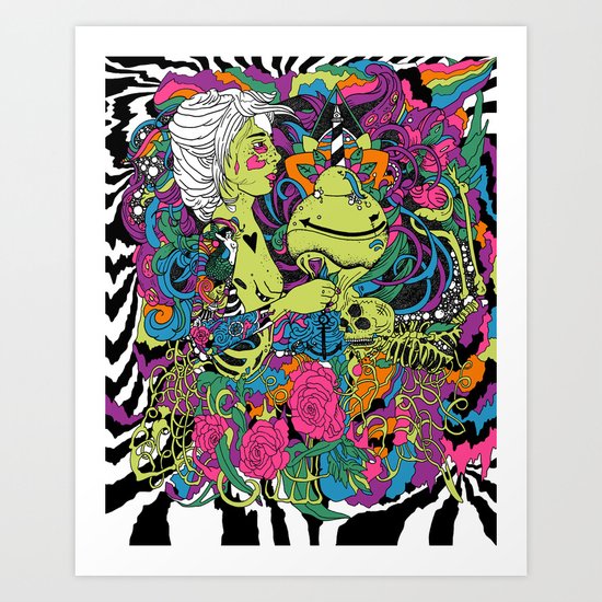The Sea Death Art Print