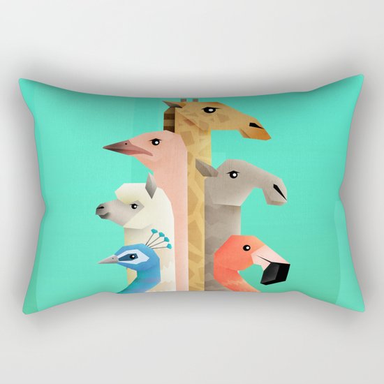Long necks Rectangular Pillow