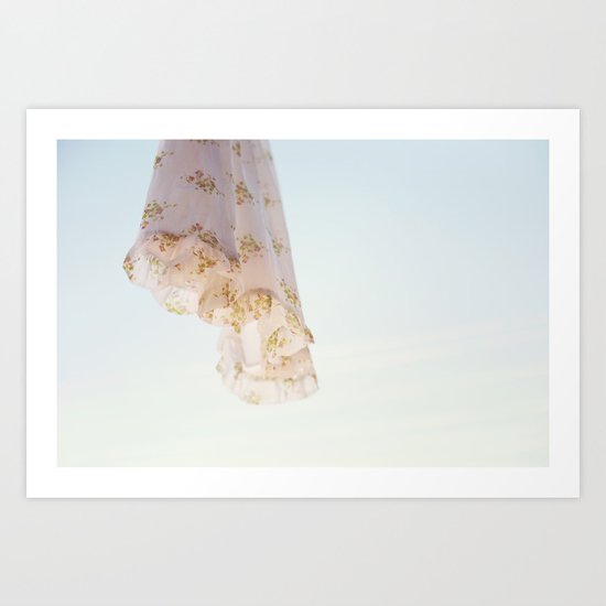 . spring dress . Art Print