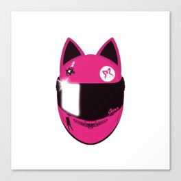 Saoko Motomami Helmet Canvas Print