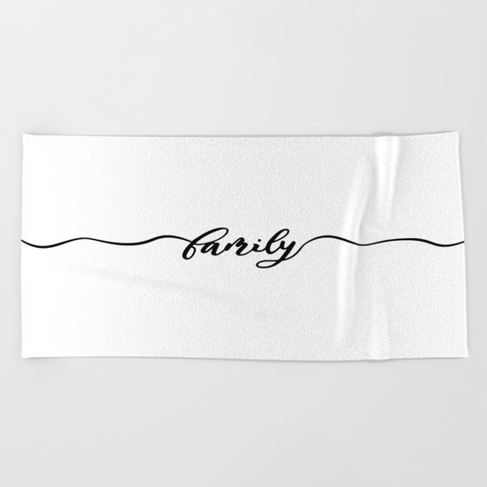 family Beach Towel