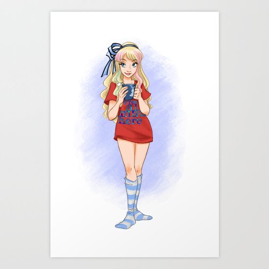 Alice's Day Off Art Print