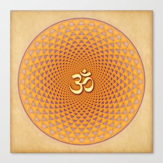 Lotus / Namaste Canvas Print